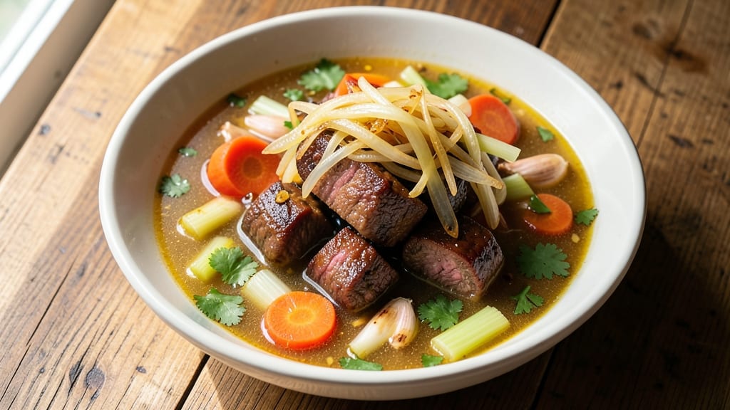 Beef Lauya Soup Recipe: Slow-Simmered Richness With Chewy Noodles